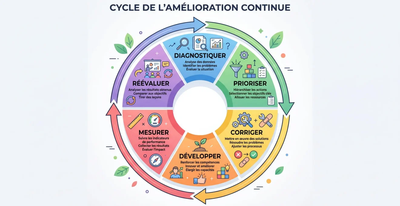Boucle d’amélioration continue d’une stratégie SEO